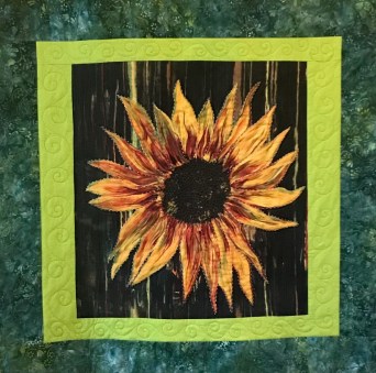 b sunflower safe house quilt
